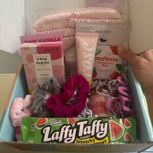 Brightbox gift box pink self care themed